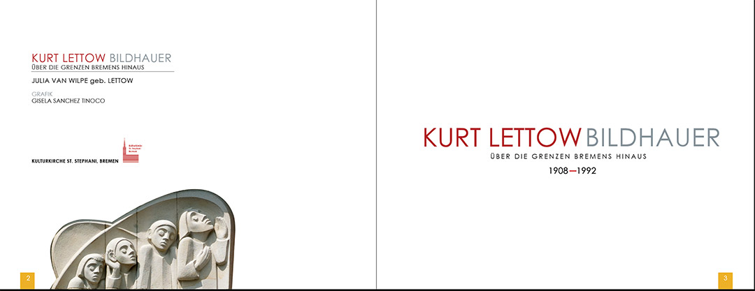 Buchcover Kurt Lettow, Bildhauer, 1908-1992